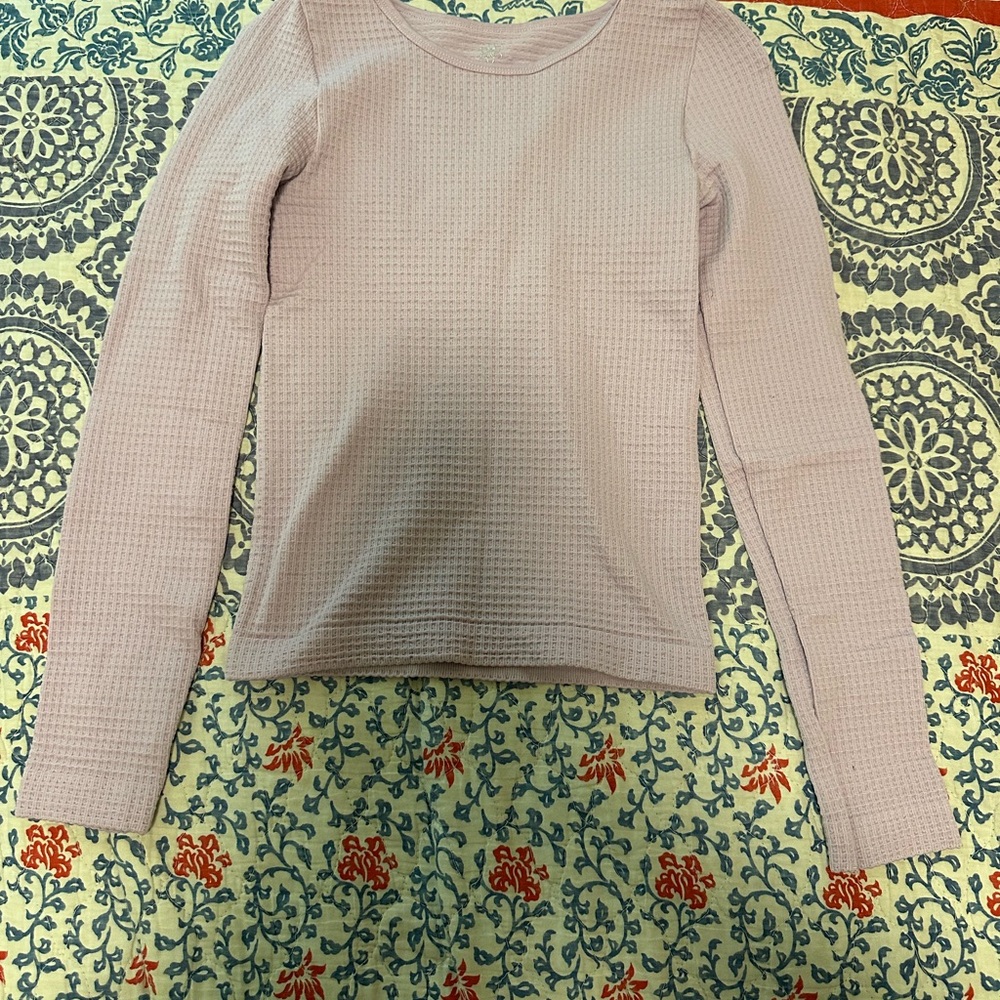 Aura Purple Fitted Ribbed Hoodie